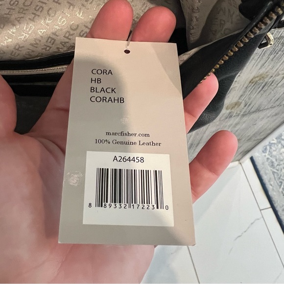 NWT Marc fisher Cora 100% leather slouchy hobo bag - Picture 14 of 14